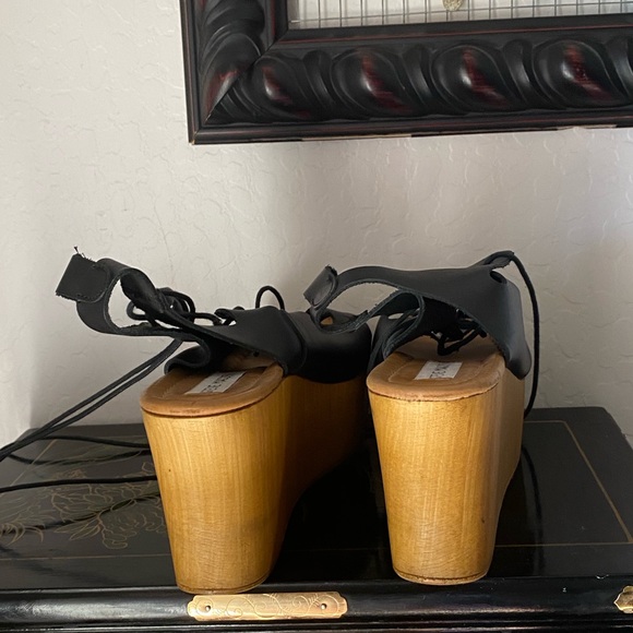 Vintage Steve Madden Shoes Leather Sandal - Picture 4 of 8